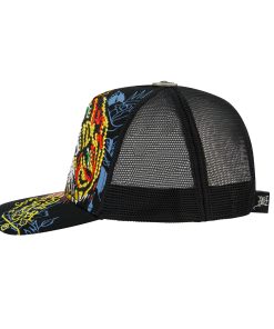 Alternative view of Tiger Head Rhinestone Trucker Hat