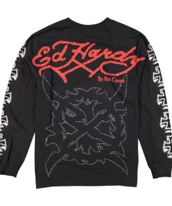 Alternative view of Chaos Rhinestone Ls Tee