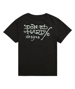 Alternative view of Skull Snakes Mens Rhinestone SS Tee