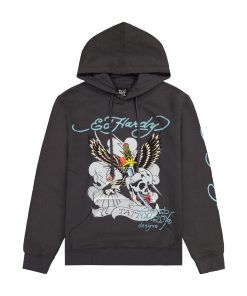 77 Eagle Fleece Pullover Hoodie