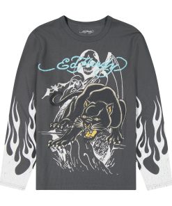 Panther Flames LS Thermal Tee