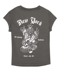 NY Eagle Cap Sleeve Tee