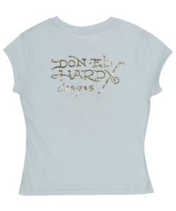 Alternative view of Dagger Heart Cap Sleeve Fitted Tee