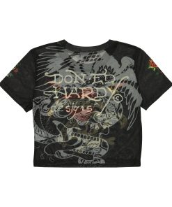 Alternative view of LKS Skull Power Mesh Baby Tee