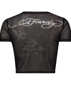 Alternative view of Dragon Print Mesh Shirt