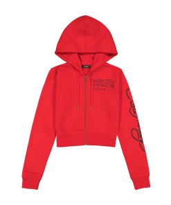 Panther Dagger Cropped Hoodie