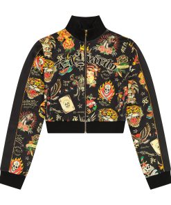 Shrunken Flashboard Black Track Jacket