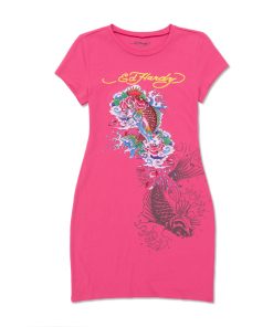 Koi Fish Baby Tee Dress