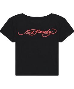 Alternative view of Tiger Head Rhinestone Baby Tee