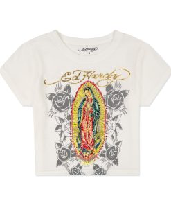 Rhinestone Mary Baby Tee
