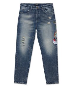 Alternative view of NYC Skull Slim Taper Jean
