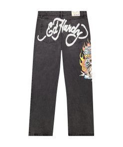 Alternative view of Tiger Flame Loose Fit Jeans