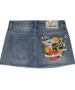 Alternative view of Brave Eagle Mini Denim Skirt