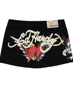 Alternative view of LKS Skull Denim Skirt