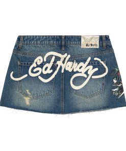 Alternative view of Panther Dagger Denim Mini Skirt
