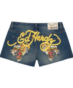 Alternative view of Screaming Tiger Denim Shorts