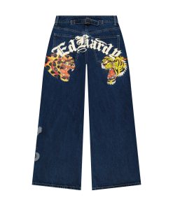 Alternative view of Tiger Leopard Baggy Jeans