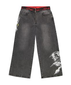 LKS Dragon Elastic Band Jeans