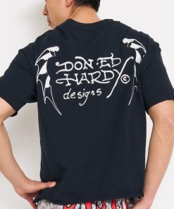 Alternative view of Crosses Rhinestone Boxy Cropped Tee