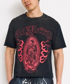 Mary Dragons Boxy Cropped Tee