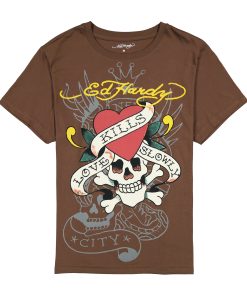LKS Skull Tee - Cocoa
