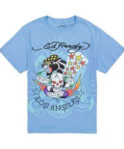 Skull Panther Throwback Graphic Tee